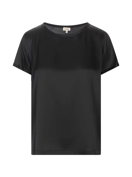 Tricou Her Shirt din satin negru
