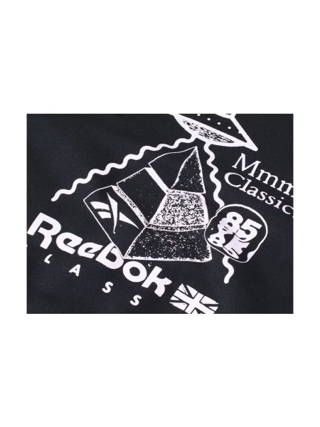 Kapucnis kabát Reebok Sport fekete