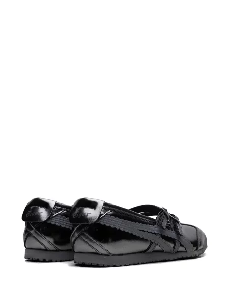 Презрамки маратонки Onitsuka Tiger с катарама с тигров принт черно
