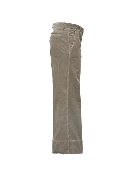 Pantaloni Ql2 de catifea cord gri