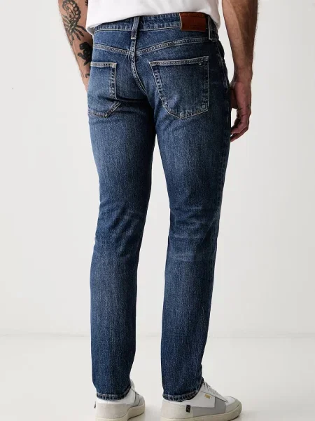 Tommy Jeans jeansy slim fit granatowe