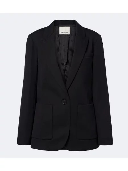 Sacou Isabel Marant de lână negru