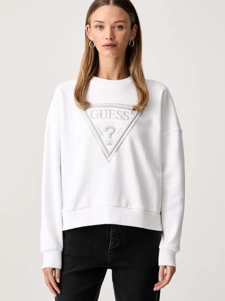 Guess hanorac pentru femei din alb