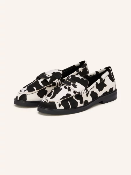 Steve Madden Mokasyny Adison schwarz białe