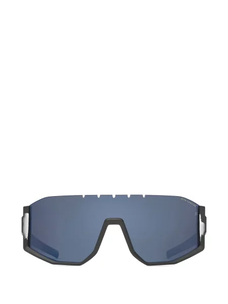 Ochelari de soare Dita Eyewear cu imprimeu geometric negru