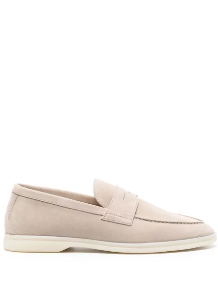Pantofi loafer Scarosso din piele de căprioară