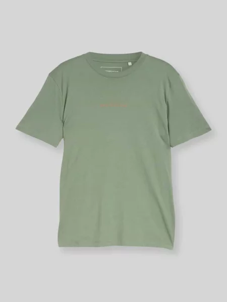 T-shirt o kroju regular fit z czystej bawełny Tom Tailor Denim