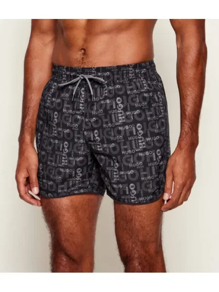 HUGO pantaloni scurți de baie negru