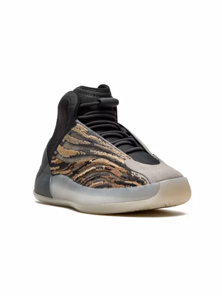 Sneakersy dziecięce Adidas Yeezy brązowe