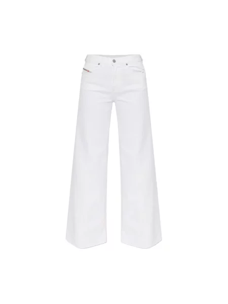 Diesel jeansy wide leg D-AKEMI białe