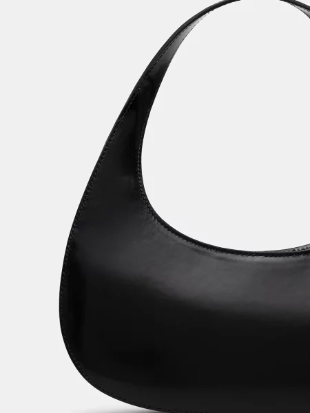 Kožená kabelka Coperni Slim Swipe Baguette černá