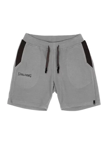 SPALDING Pantaloni sport gri negru