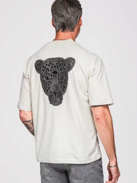 Tricou Ombre cu aplicații negru