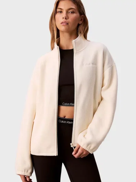 Спортивна кофта Calvin Klein Jeans біла