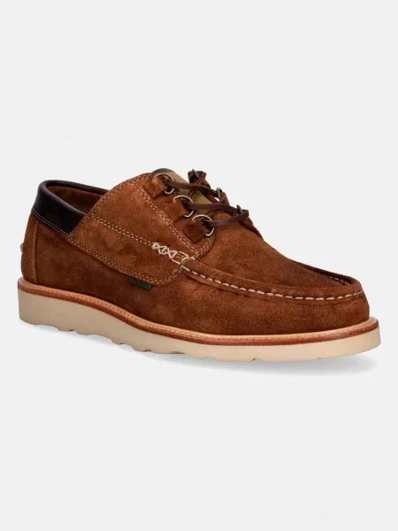 Barbour pantofi bărbați din piele întoarsă Murtun maro