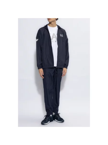 Emporio Armani Dres Granatowy niebieski