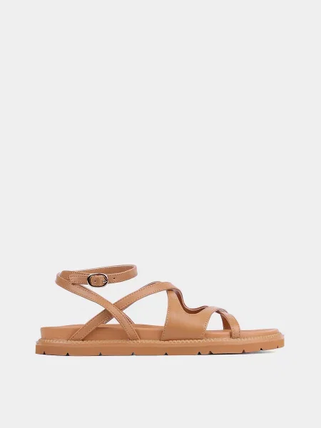 Шкіряні Сандалії MIRATON коричневий