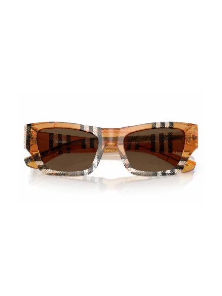 Okulary przeciwsłoneczne Burberry brązowe