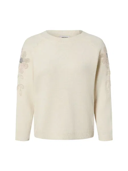 More & More Sweter z dzianiny Kobiety jednolity 36 biały