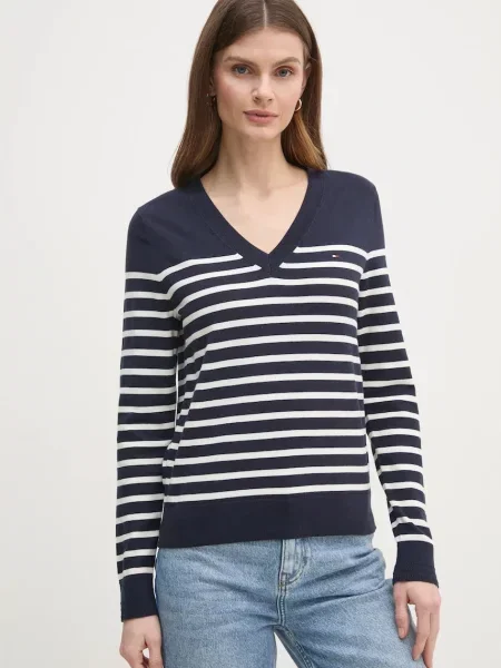 Tommy Hilfiger Sweter braun niebieski