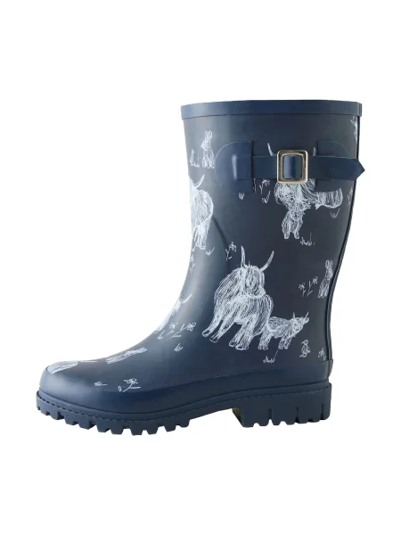 Next Cizme de cauciuc Hamish The Highland bleumarin / murdar alb