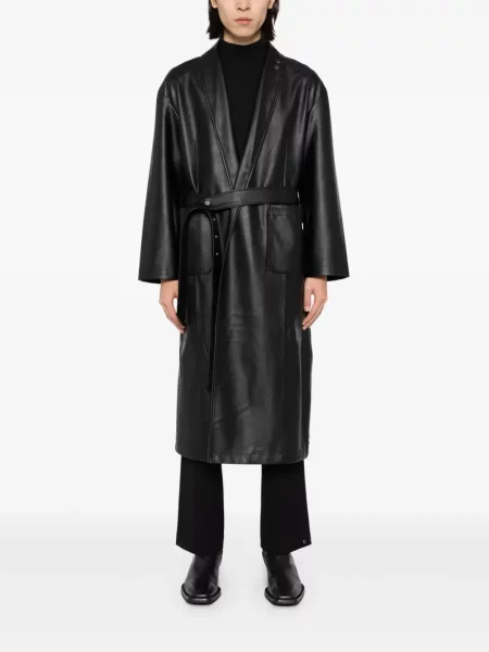 Palton Team Wang Design negru