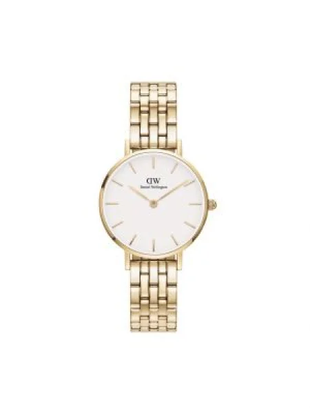 Dámske hodinky v zlatej farbe Daniel Wellington PETITE biela