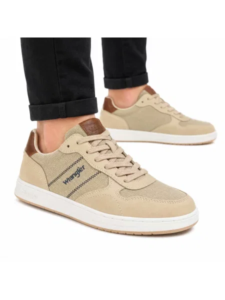 Buty sportowe do chodzenia Wrangler RUSTY C LOW białe