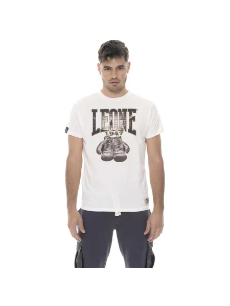 Majica Leone 1947 kratki rukavi bijela