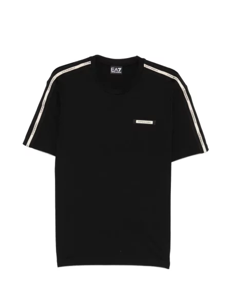 Tricou Ea7 Emporio Armani cu autograf negru