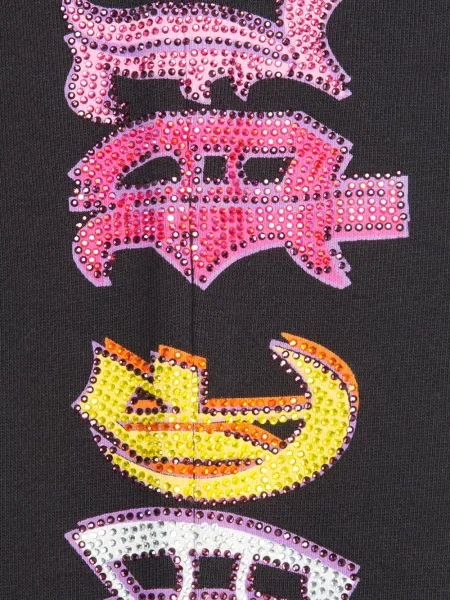 Dětské kalhoty Philipp Plein černé