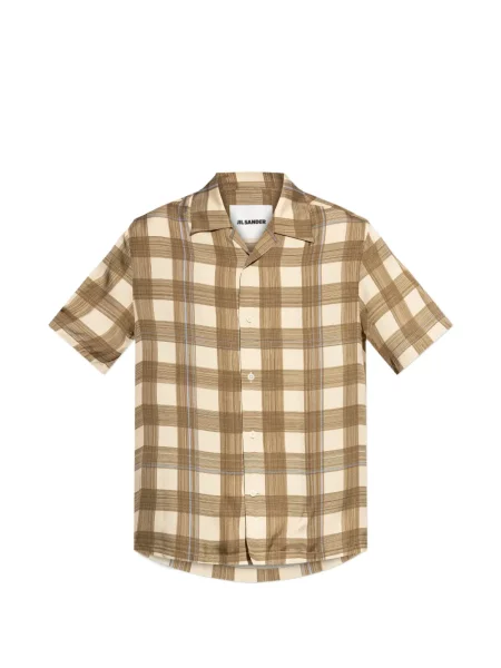 Kratak košulja Jil Sander karirana