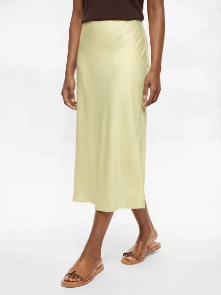 Marie Lund spódnica midi Kobiety jednolity S różowy