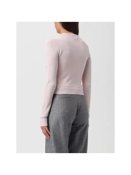 Sweter Chiara Ferragni Collection wełniany różowy