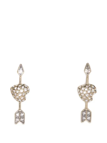 Cercei Swarovski auriu