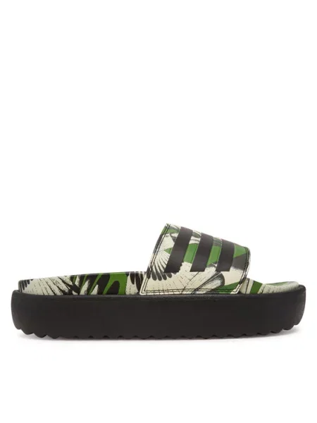 Kozačky Adidas na platformě zelené
