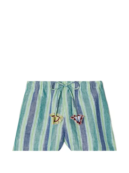 Pantaloni scurți Tory Burch de in albastru