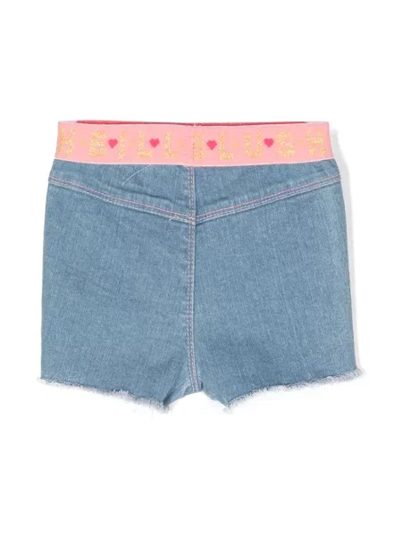 Szorty jeansowe dziecięce Billieblush niebieskie