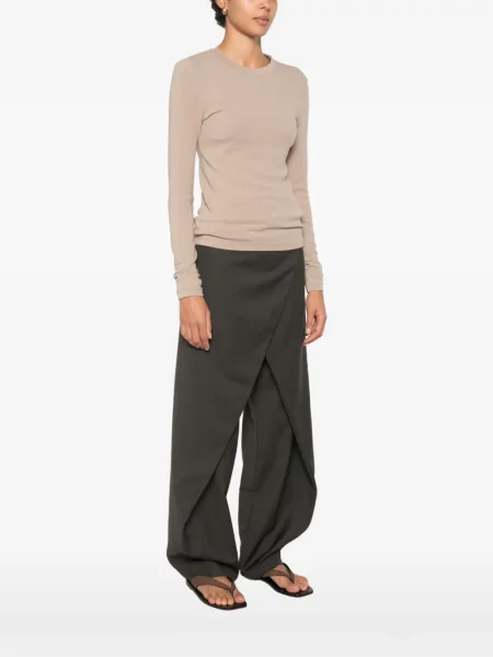 Lung tricou Eleh cu decolteu rotund