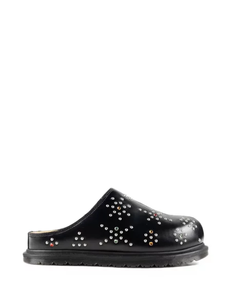 Papuci tip mules Dr. Martens din piele negru