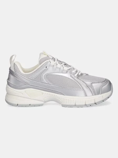 Armani Exchange sneakersy srebrny