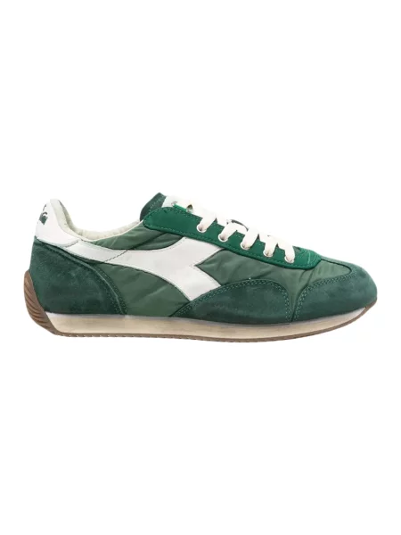 Sneakersy Diadora skórzane zielone