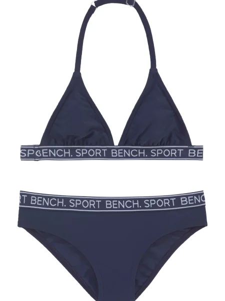 BENCH Costum de baie două piese bleumarin / azuriu