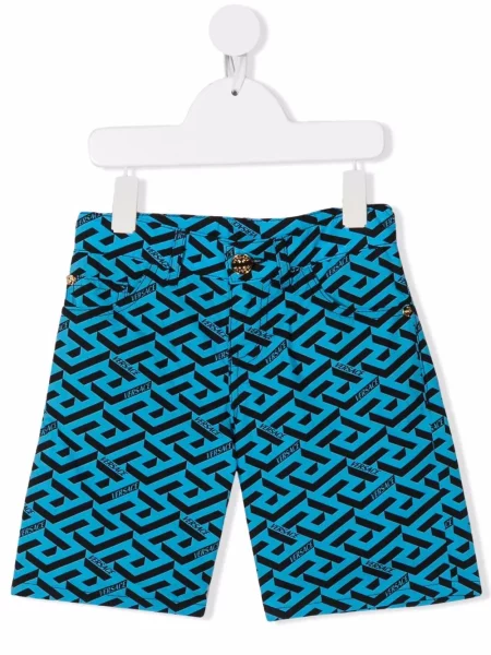Szorty dziecięce Versace niebieskie