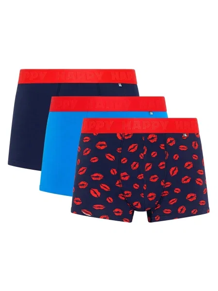 Happy Socks Boxeralsók / vérvörös kék