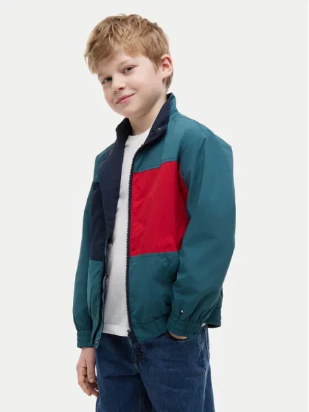 Tommy Hilfiger Geacă Flag Bleumarin