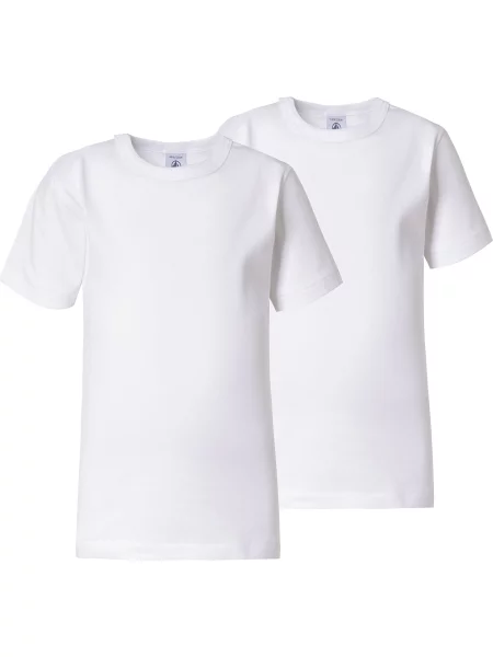 Palton copii Petit Bateau alb