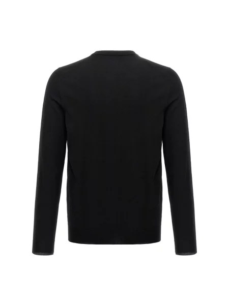 Sweter Zanone wełniany czarny