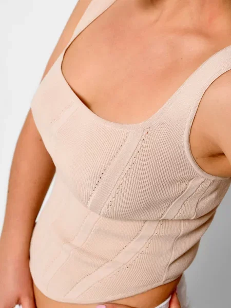 Топ CARICA бежевий