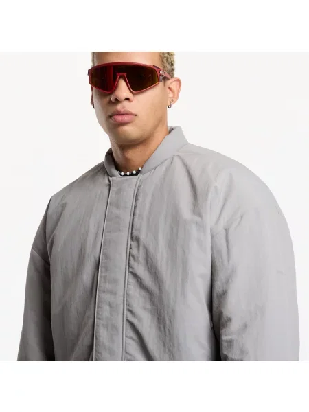 Бомбер Adidas Performance сірий